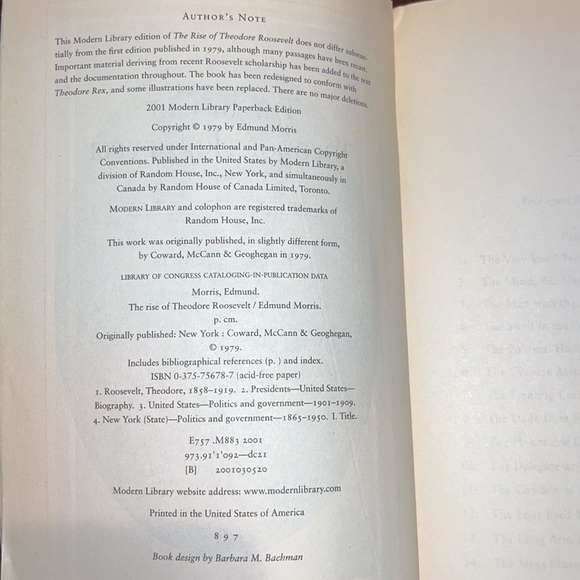 Theodore Rex & The Rise of Theodore Roosevelt 2 Books by Edmond Morris EUC - Picture 5 of 13